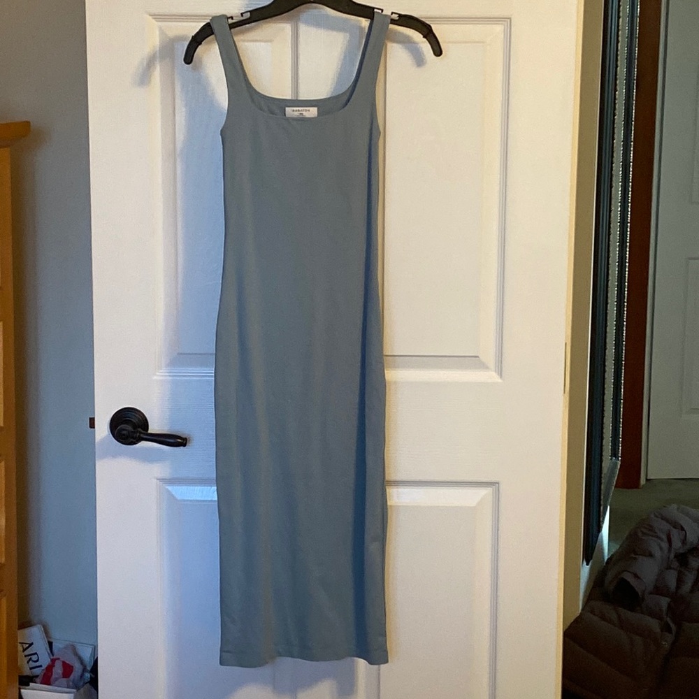 babaton bodycon midi dress